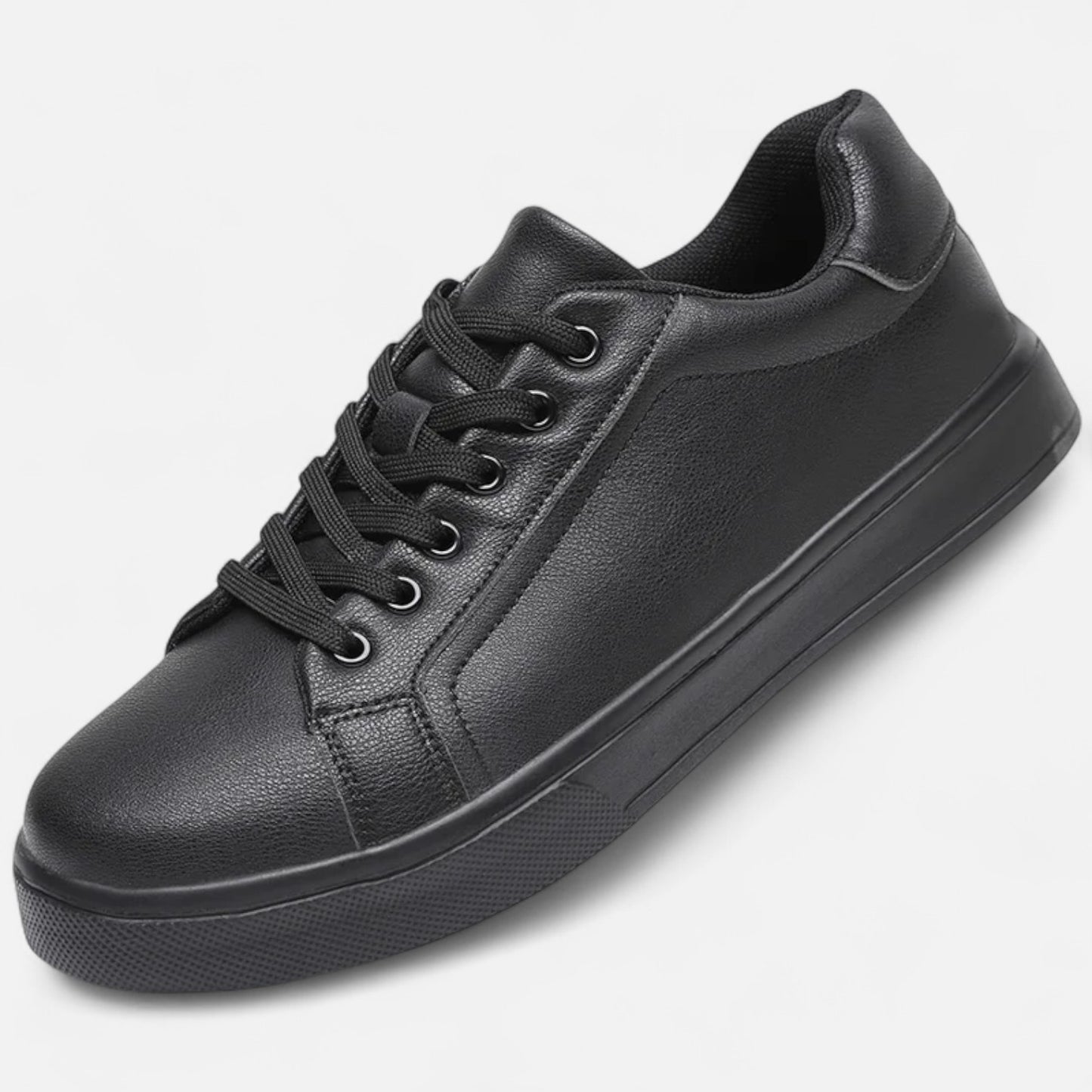 Locese | Men’s Leather Casual Sneakers – Everyday Comfort with Refined Street Appeal