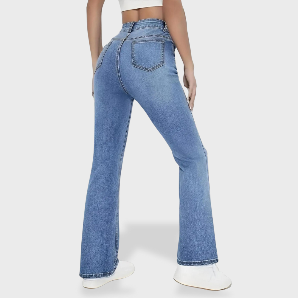 Losece | Women's High Waist Flared Jeans