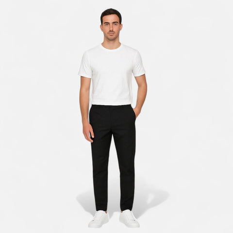 Locese | Men’s Leather Casual Sneakers – Everyday Comfort with Refined Street Appeal