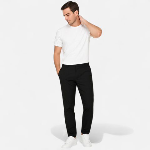 Locese | Men’s Leather Casual Sneakers – Everyday Comfort with Refined Street Appeal