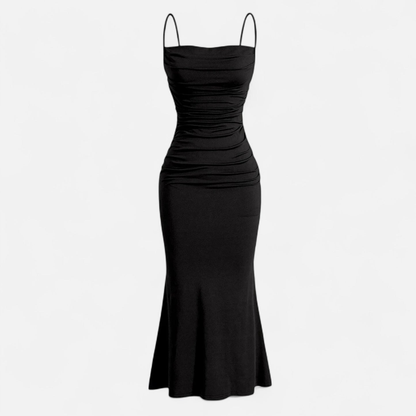 Locese | Women’s Elegant Spaghetti Strap Maxi Dress – Timeless Glamour for Summer Evenings