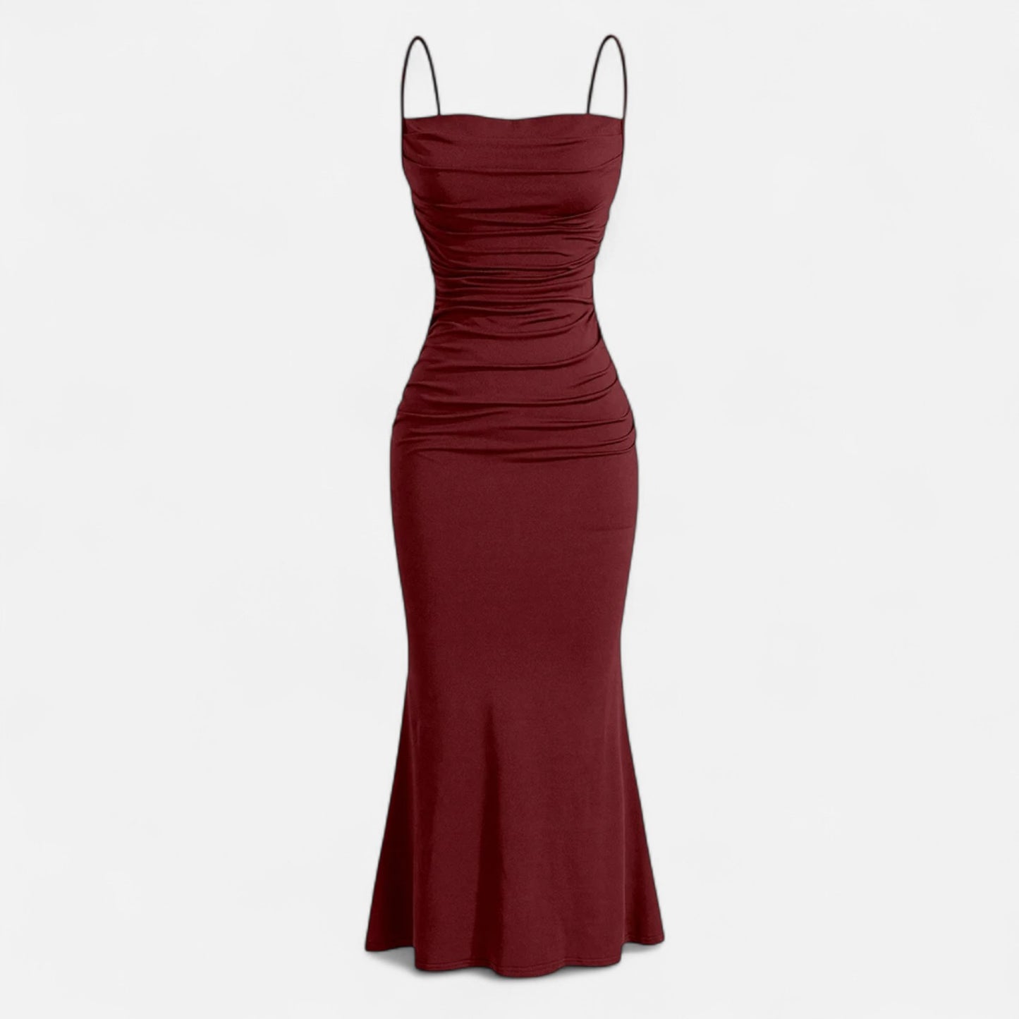 Locese | Women’s Elegant Spaghetti Strap Maxi Dress – Timeless Glamour for Summer Evenings