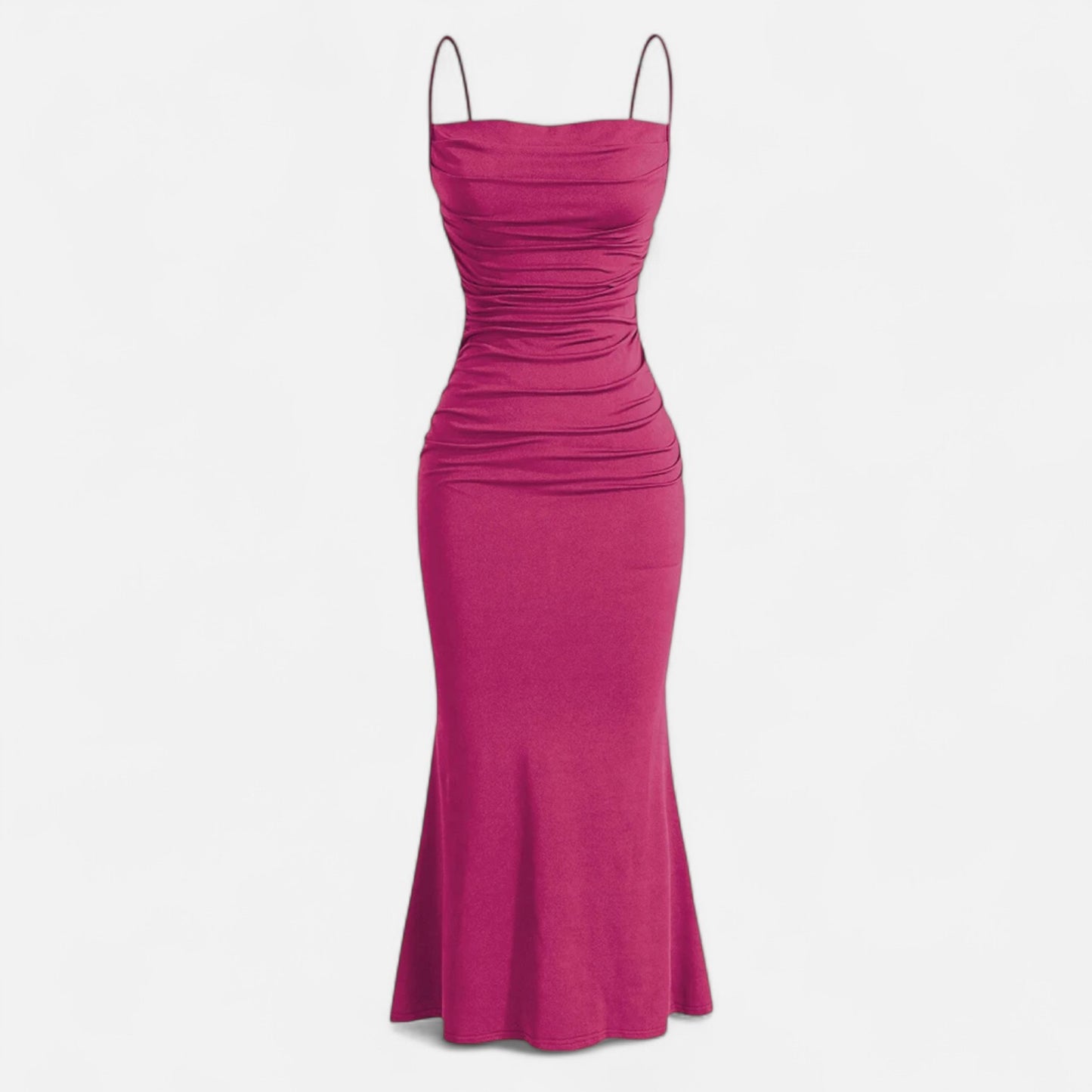 Locese | Women’s Elegant Spaghetti Strap Maxi Dress – Timeless Glamour for Summer Evenings