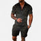Charcoal Black Honeycomb Pattern